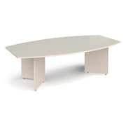 Arrow head leg radial boardroom table
