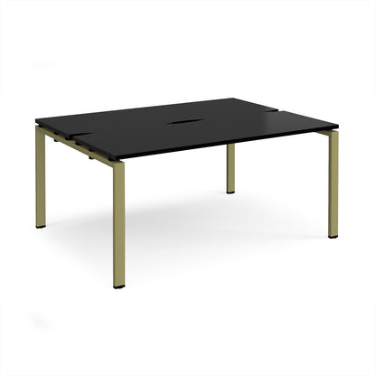 Adapt back to back desks 1200mm deep - E1612-GN-BK