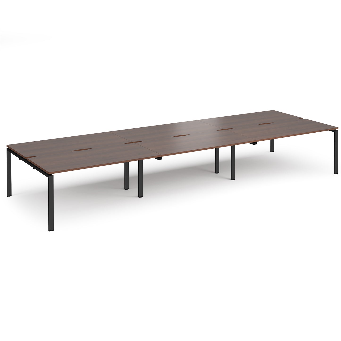 Adapt triple back to back desks 1600mm deep - E4816-K-W