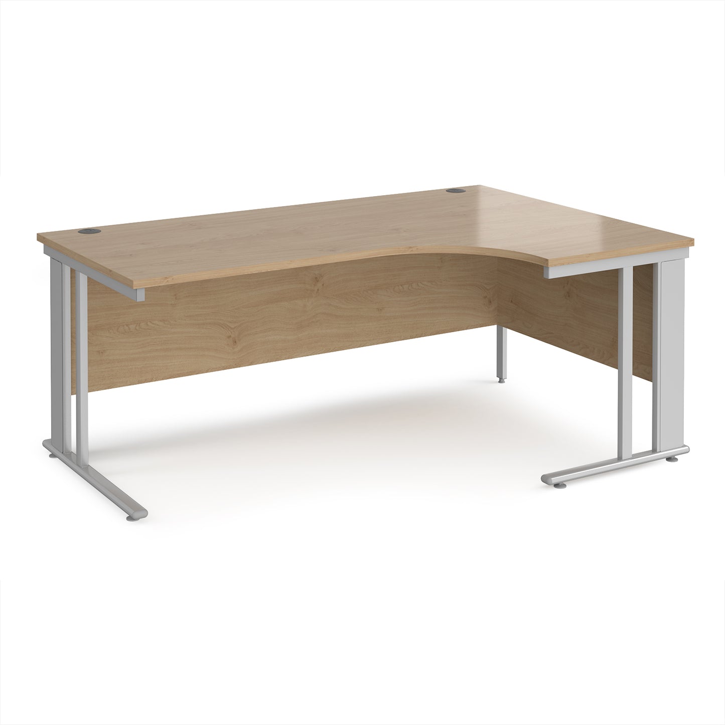 Maestro 25 cable managed right hand ergonomic desk - MCM18ERSKO