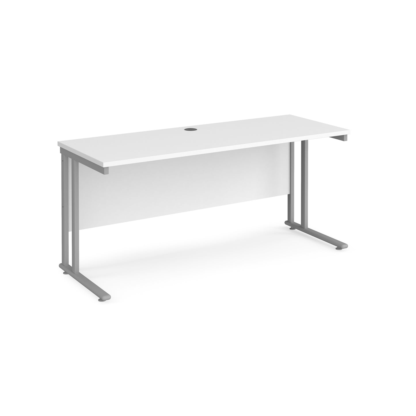 Maestro 25 cantilever 600mm deep desk - MC616SWH