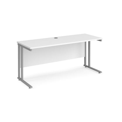 Maestro 25 cantilever 600mm deep desk - MC616SWH