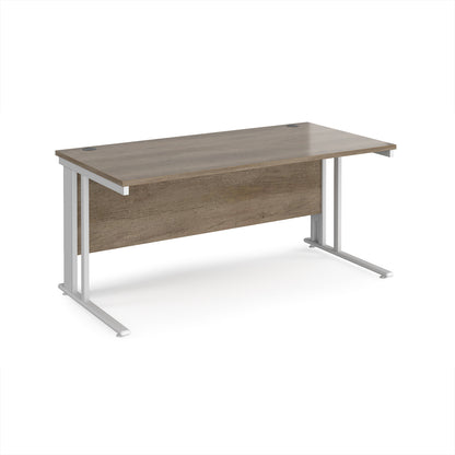 Maestro 25 cable managed 800mm deep desk - MCM16WHNO