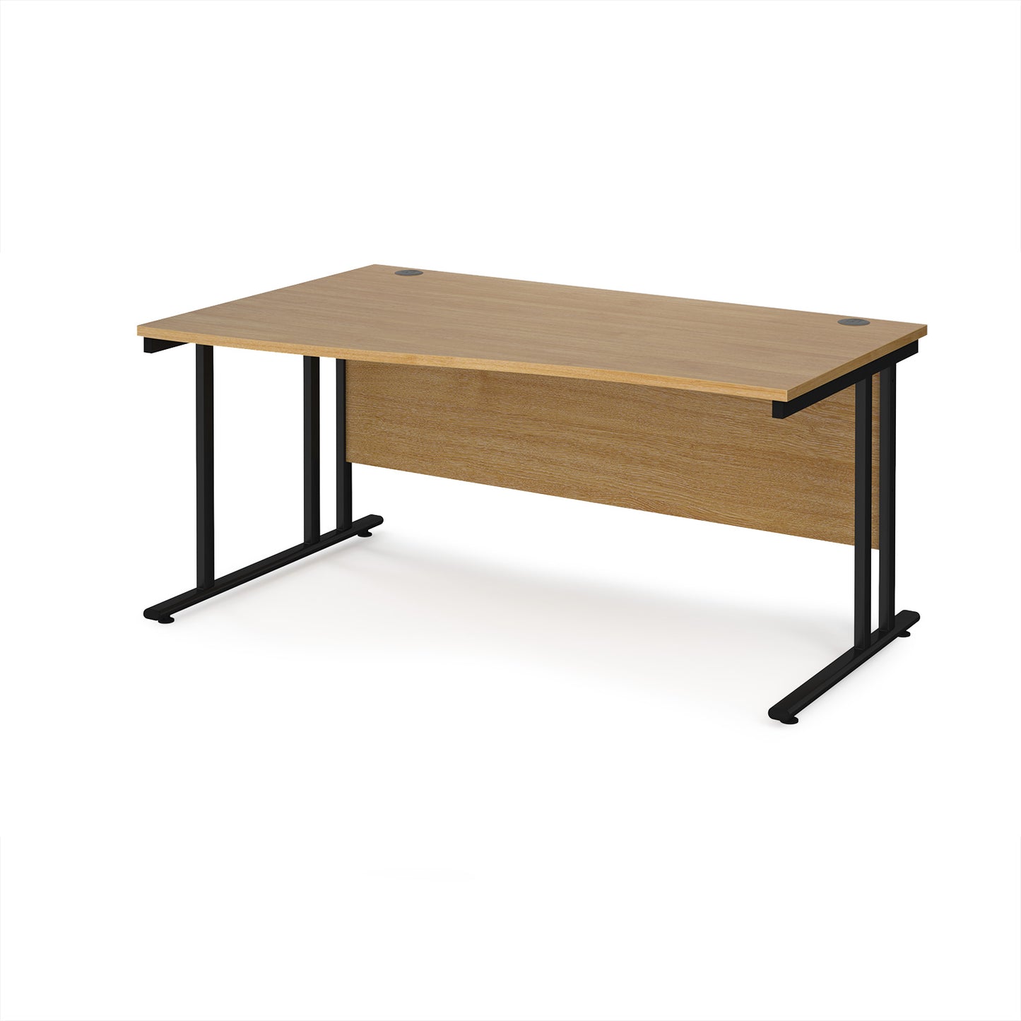 Maestro 25 cantilever left hand wave desk - MC16WLKO