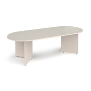 Arrow head leg radial end boardroom table