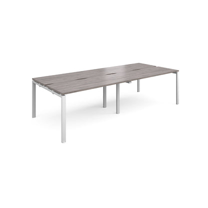 Adapt double back to back desks 1200mm deep - E2812-WH-GO