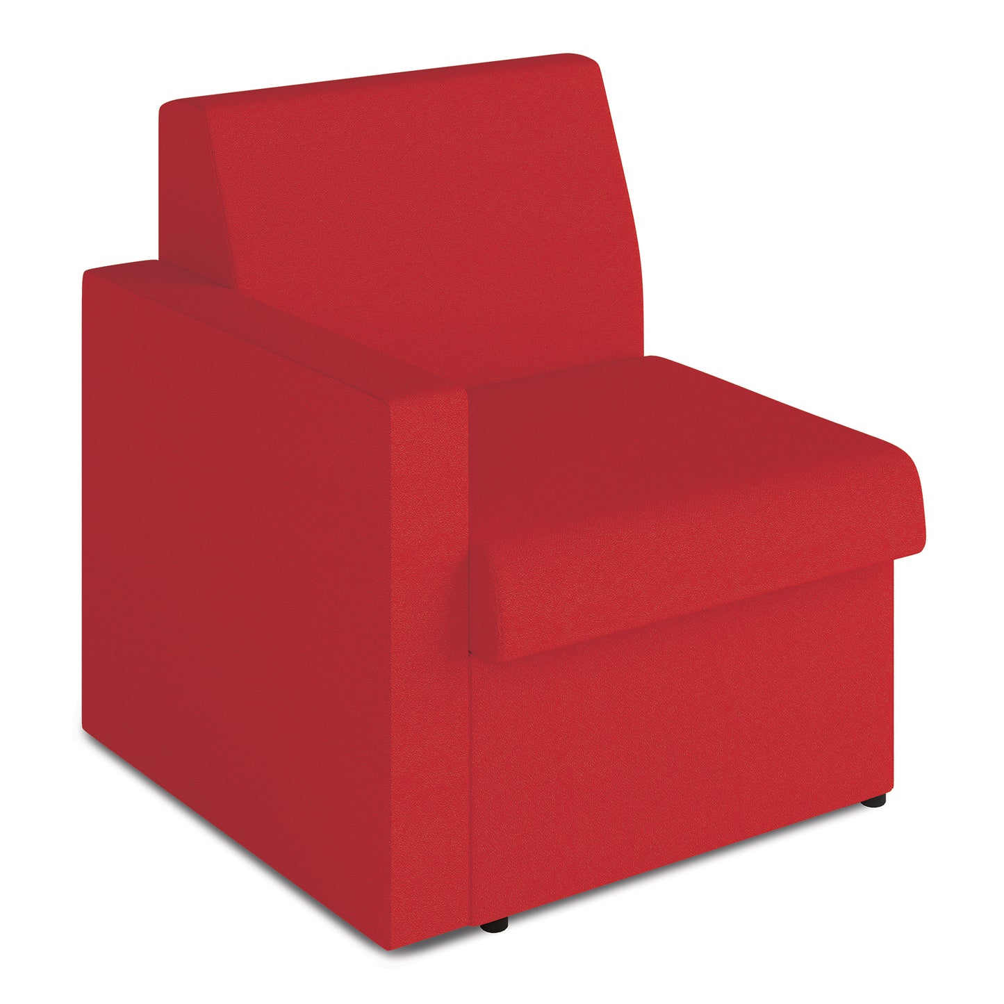 Contemporary Modular Fabric Low Back Sofa