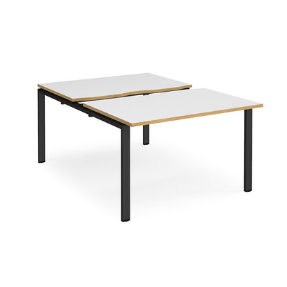Adapt sliding top B2B desks 1600mm deep - STE1216-K-WO