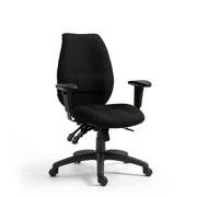 Ergonomic High Back Multi-Functional Synchronous Operator Chair with Adjustable Arms
