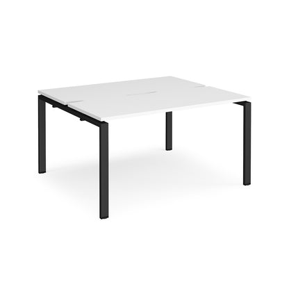 Adapt back to back desks 1200mm deep - E1412-K-WH