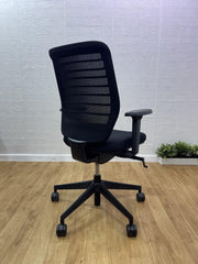 Senator Fuse Adjustable Office Chair / Black / 4D Armrest - UK Delivery