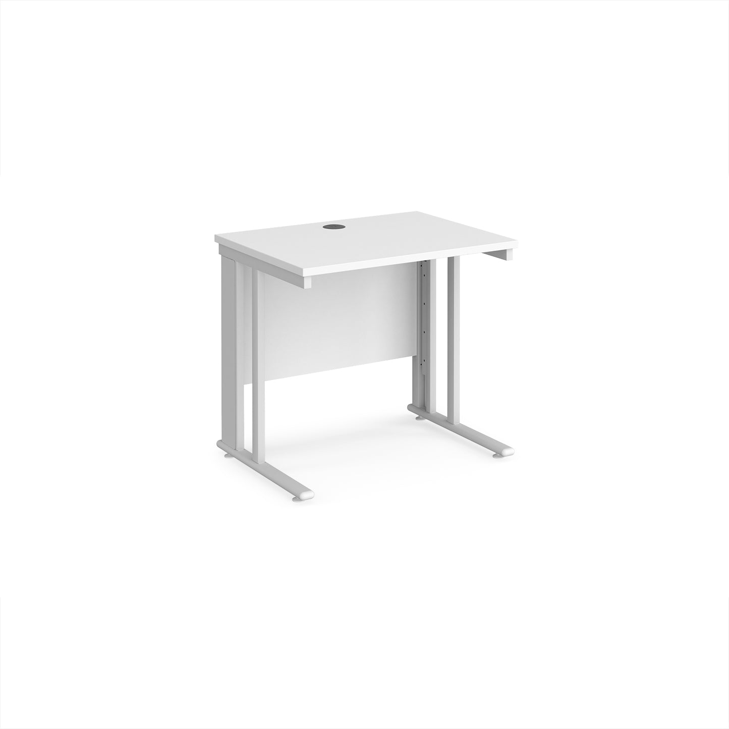 Maestro 25 cable managed 600mm deep desk - MCM608WHWH