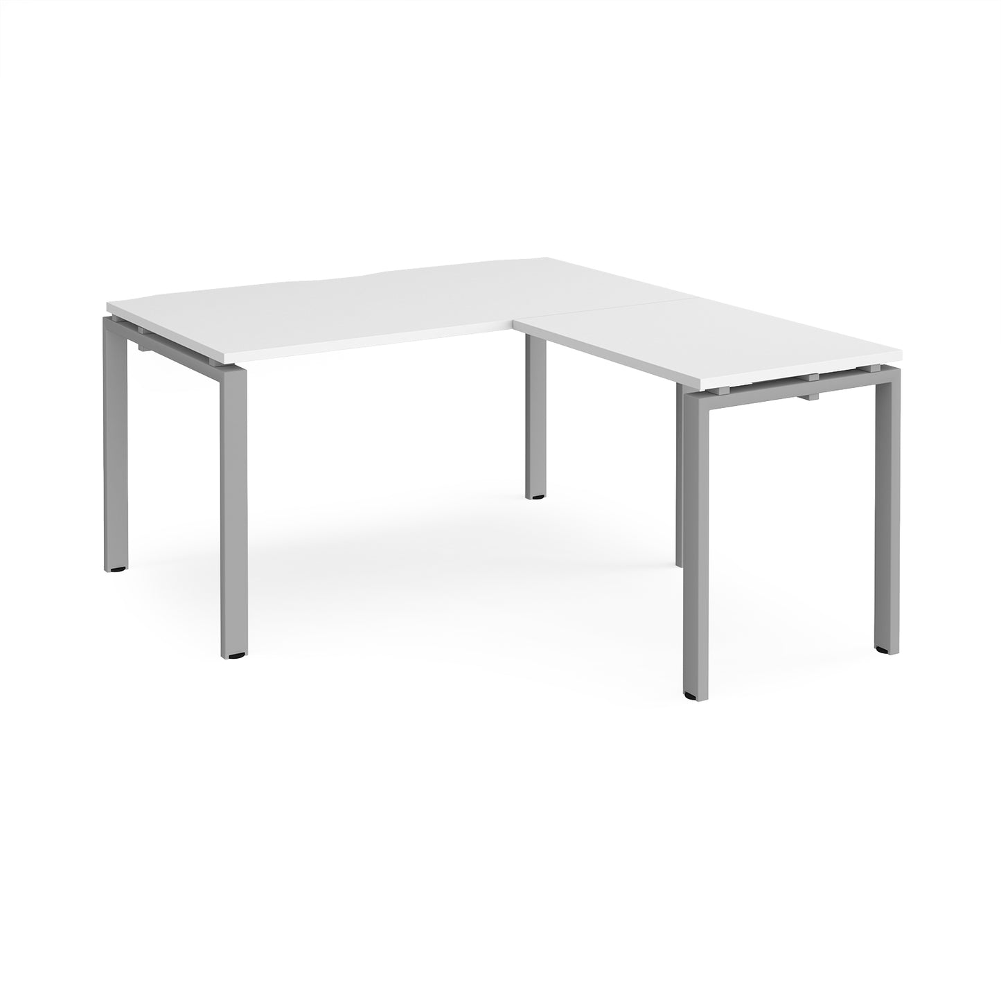 Adapt straight desk with return - ER1488-S-WH