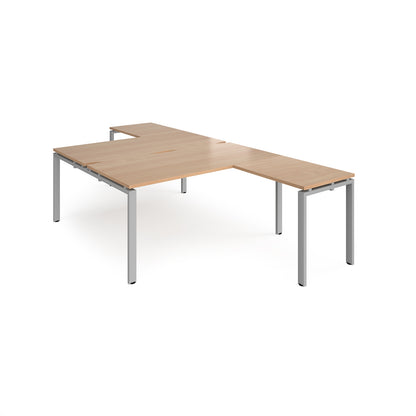 Adapt back to back desk with return - ER16168-S-B