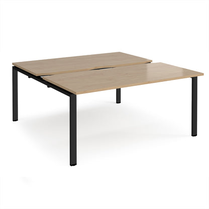 Adapt sliding top B2B desks 1600mm deep - STE1616-K-KO