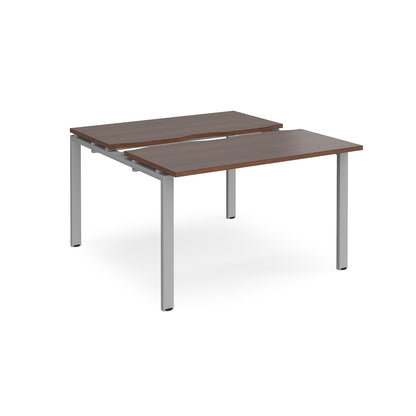 Adapt sliding top B2B desks 1200mm deep - STE1212-S-W