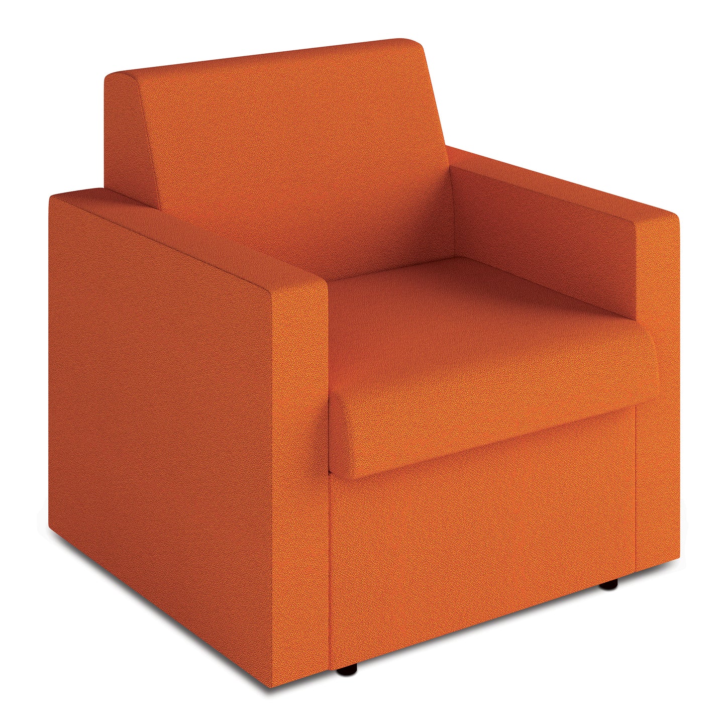 Contemporary Modular Fabric Low Back Sofa