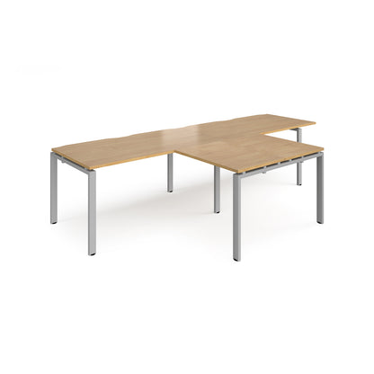 Adapt double desk with returns - ER3288-S-O