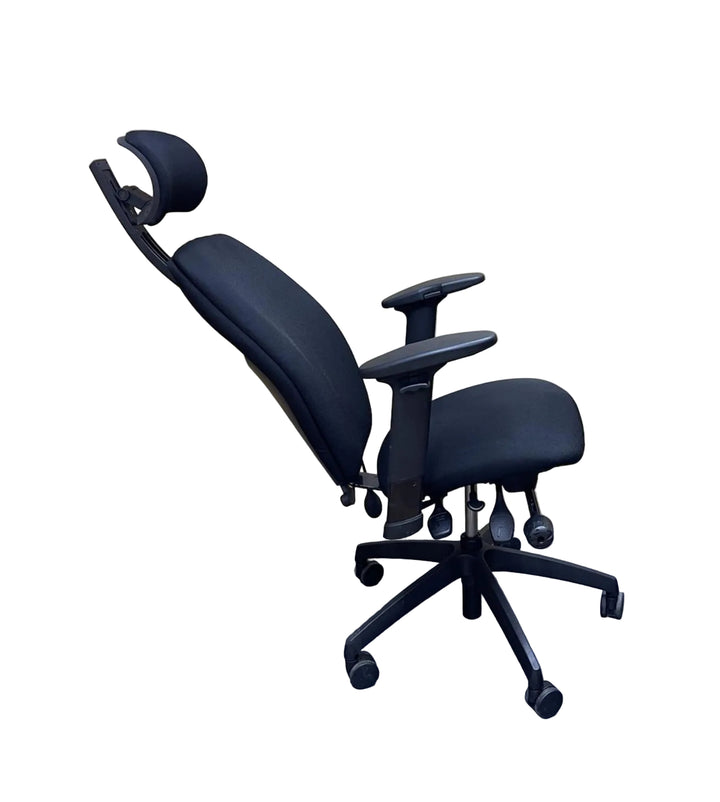 Posturite Positiv Plus DSE Ergonomic Office Chair – High Back – Black -Headrest