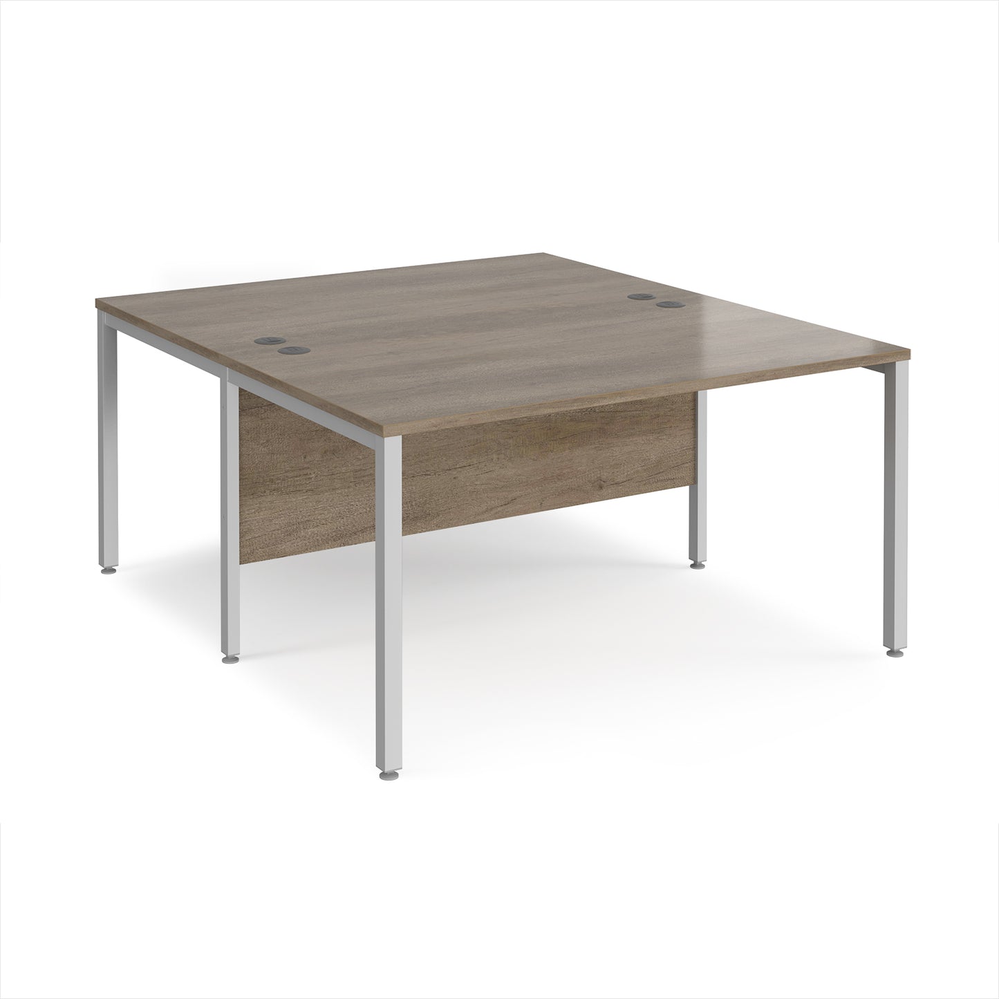 Maestro 25 bench back to back straight desks 1600mm - MB1416BSNO