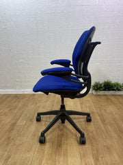Humanscale Freedom Office Chair In Blue Fabric