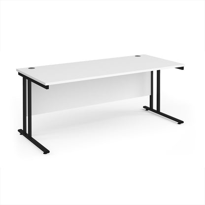 Maestro 25 cantilever 800mm deep desk - MC18KWH
