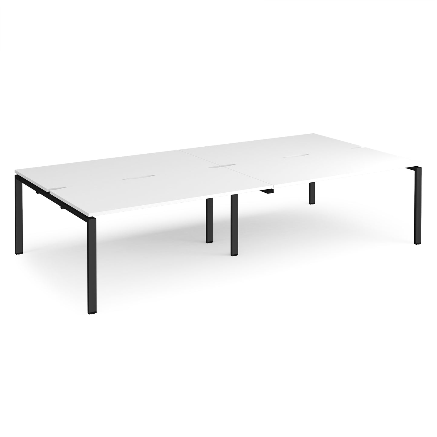 Adapt double back to back desks 1600mm deep - E3216-K-WH
