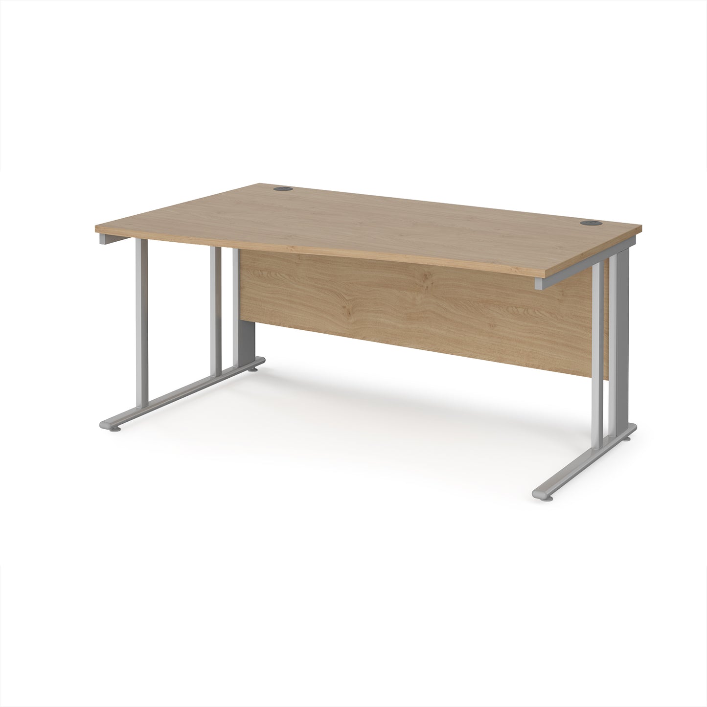 Maestro 25 cable managed left hand wave desk - MCM16WLSKO