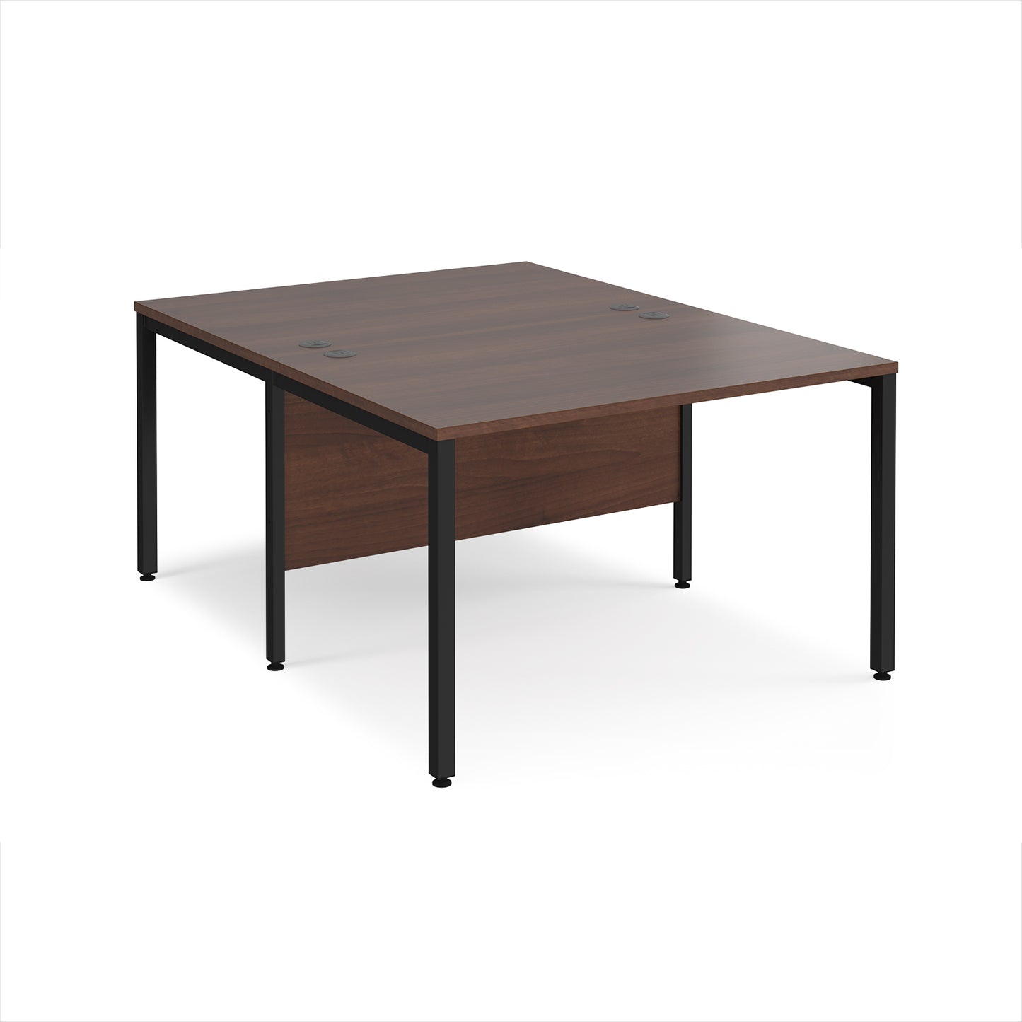 Maestro 25 bench back to back straight desks 1600mm - MB1216BKW