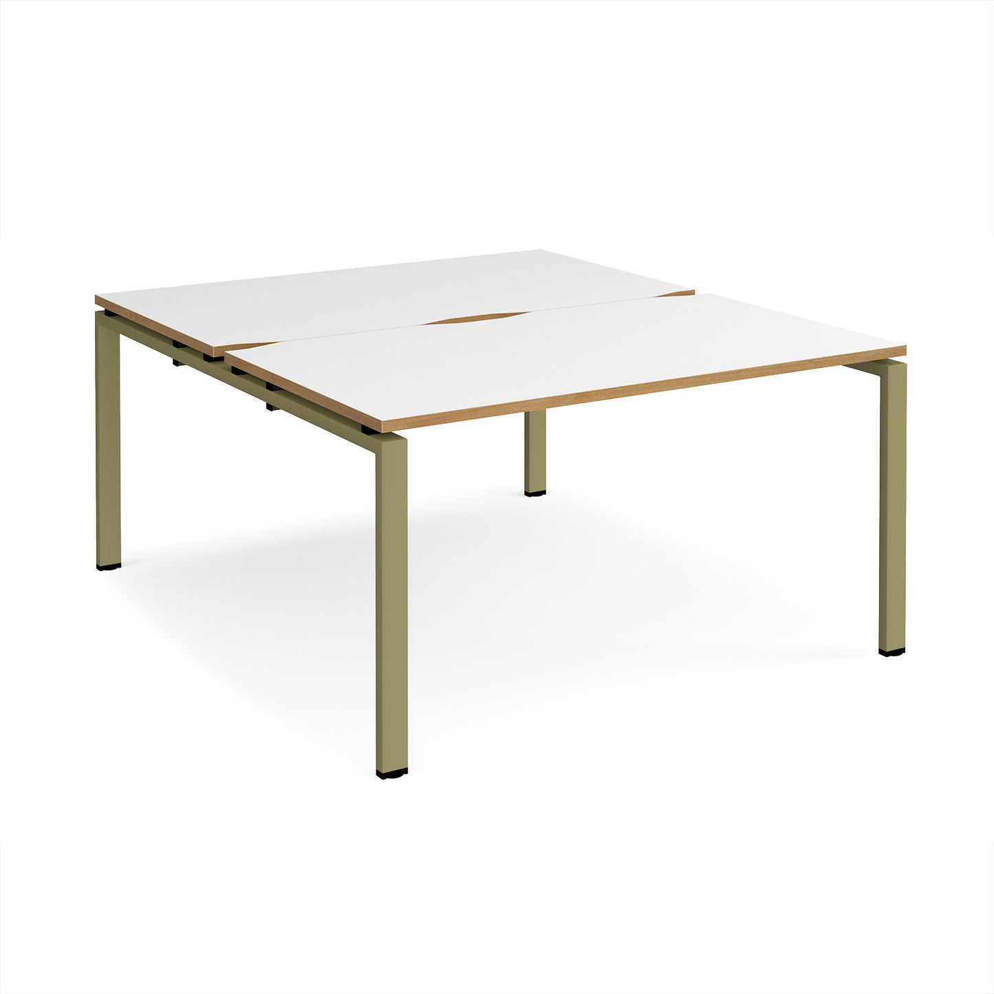 Adapt back to back desks 1600mm deep - E1416-GN-WO