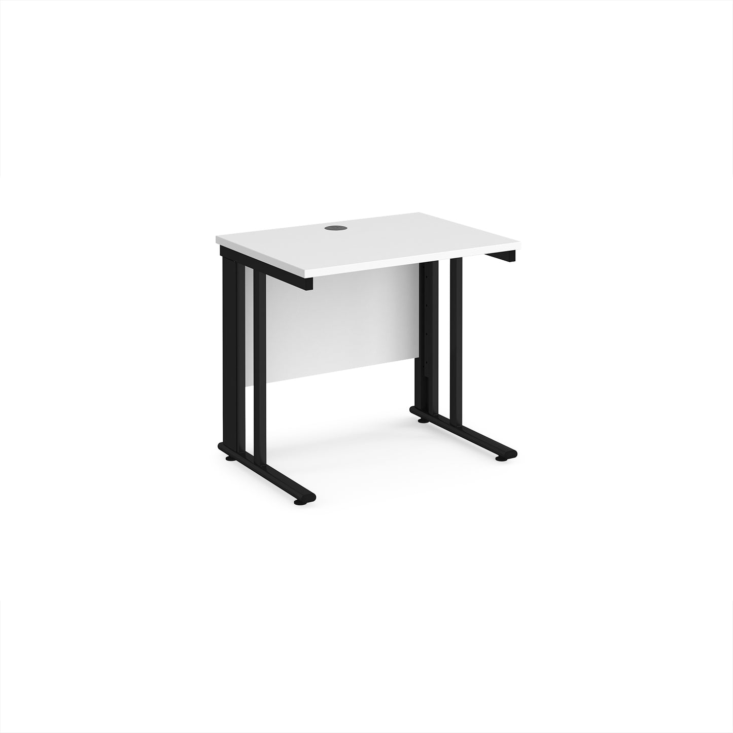 Maestro 25 cable managed 600mm deep desk - MCM608KWH