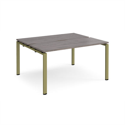 Adapt back to back desks 1200mm deep - E1412-GN-GO