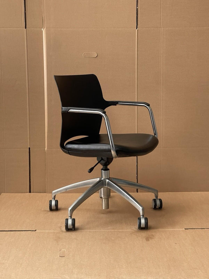 Connection*  Office Conference Chair , Leather Seat - UK Delivery