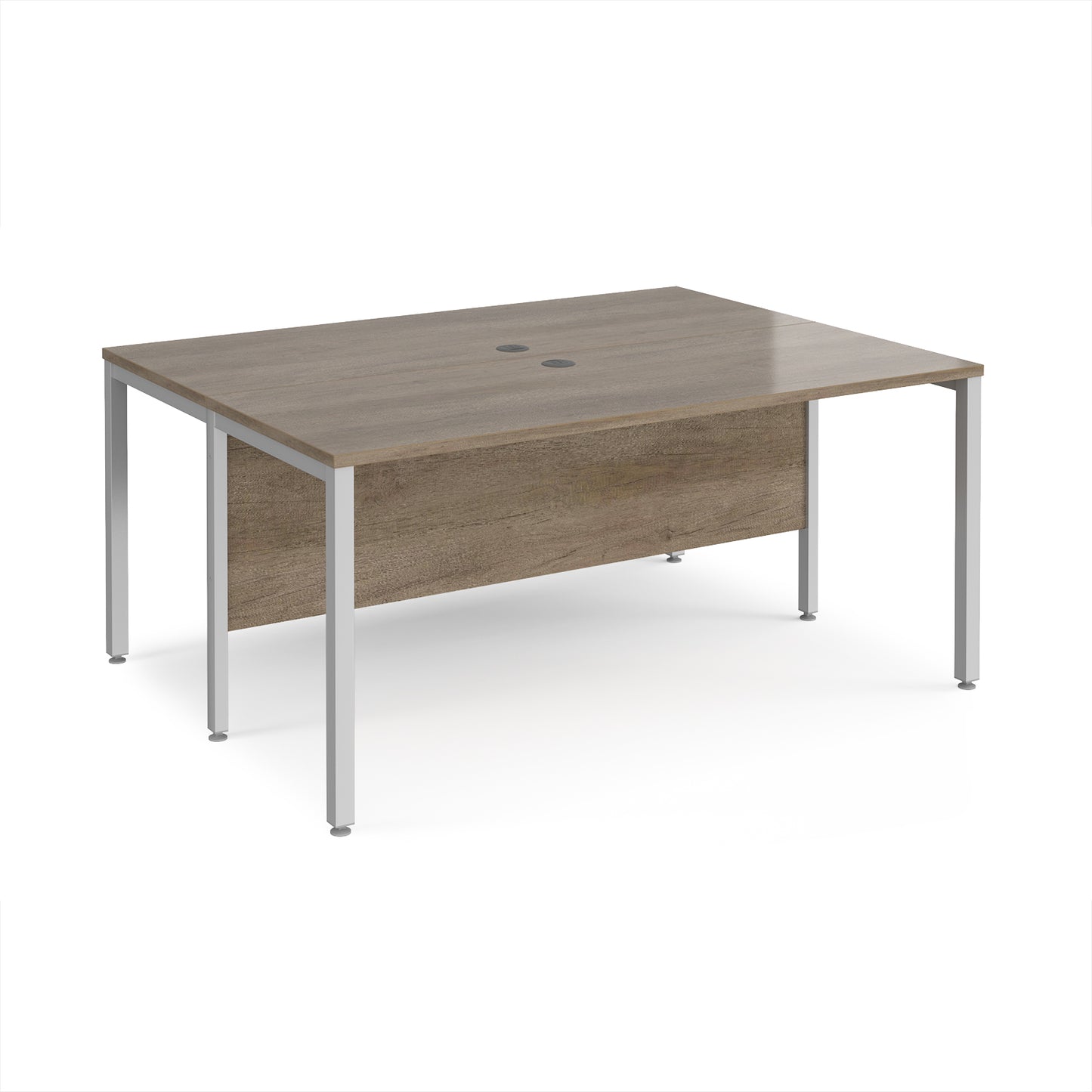 Maestro 25 bench back to back straight desks 1200mm - MB1612BSNO