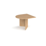 Arrow head leg radial extension table