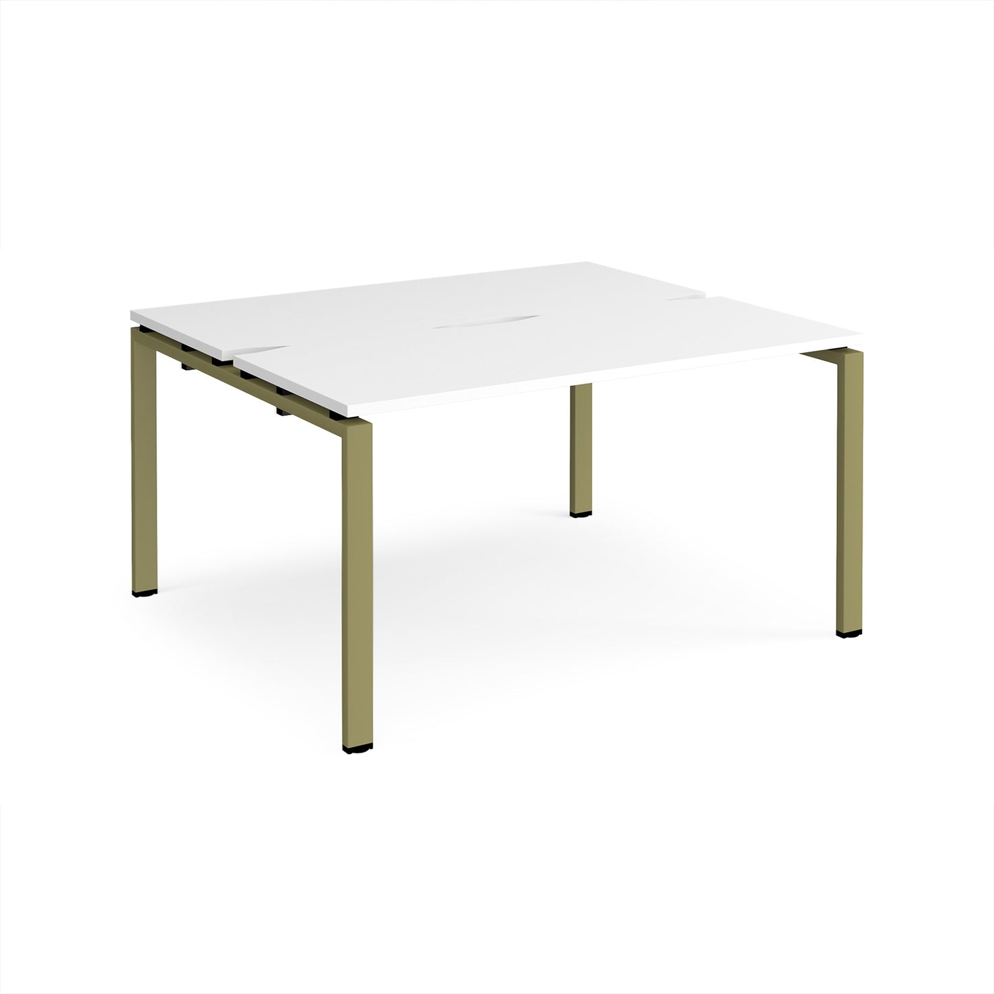 Adapt back to back desks 1200mm deep - E1412-GN-WH