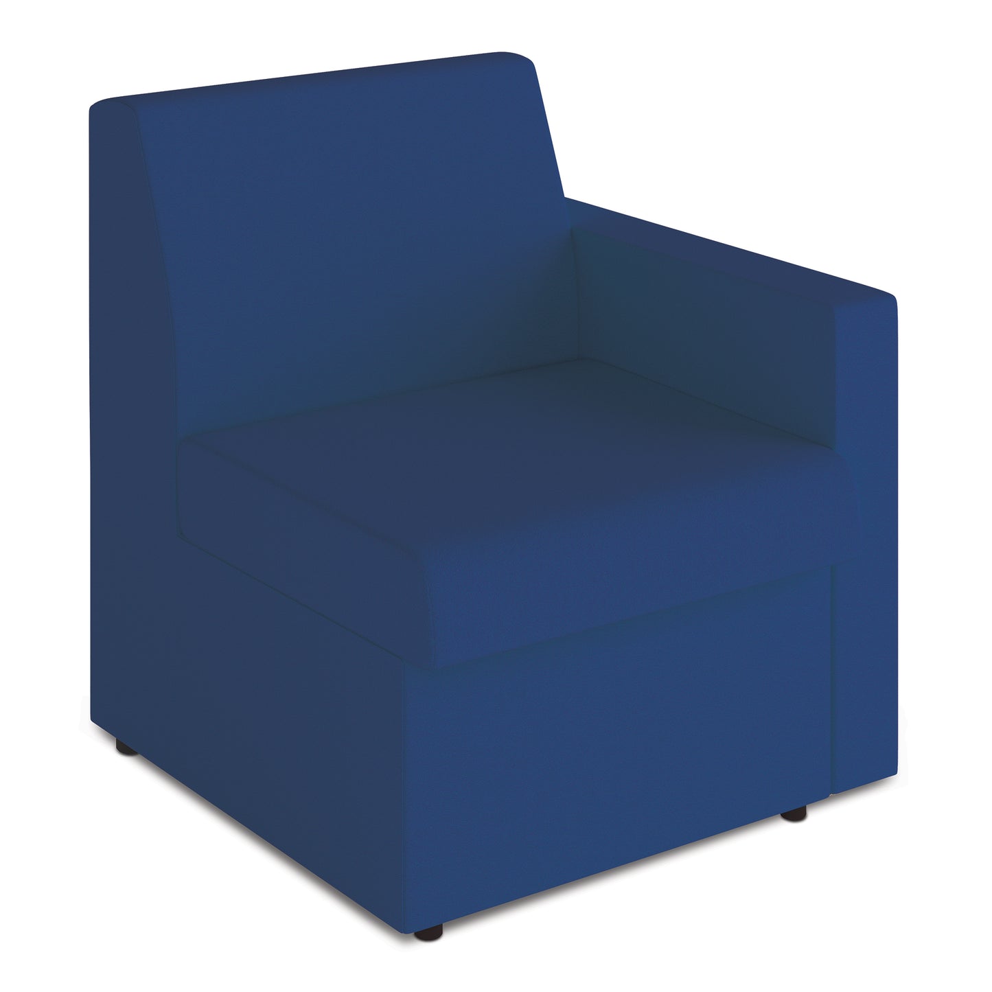 Contemporary Modular Fabric Low Back Sofa