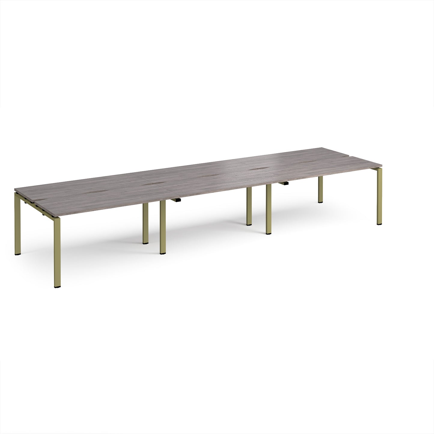 Adapt triple back to back desks 1200mm deep - E4212-GN-GO