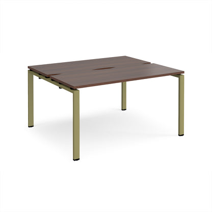 Adapt back to back desks 1200mm deep - E1412-GN-W