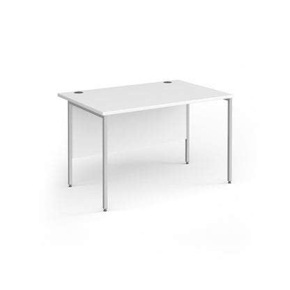 Contract 25 H-Frame straight desk - CH12S-S-WH