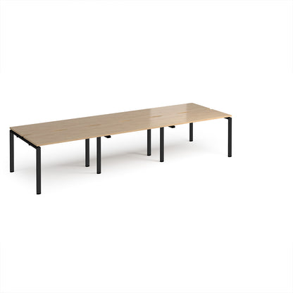 Adapt triple back to back desks 1200mm deep - E3612-K-KO