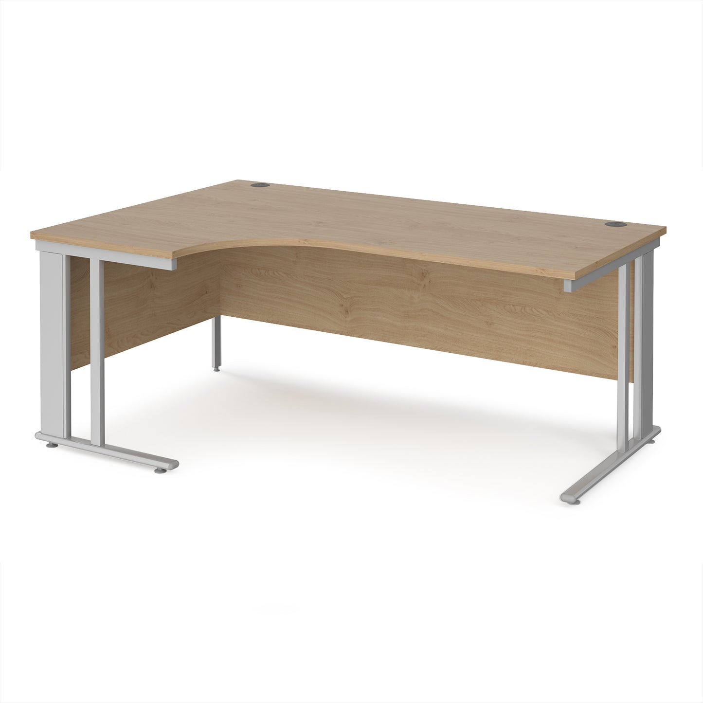 Maestro 25 cable managed left hand ergonomic desk - MCM18ELSKO