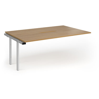 Connex Plus Goal Post back to back add on desks 1200mm deep - GCO1812-AB-S-O