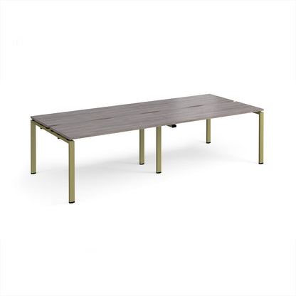 Adapt double back to back desks 1200mm deep - E2812-GN-GO