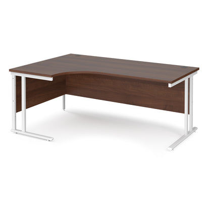 Maestro 25 cantilever left hand ergonomic desk - MC18ELWHW