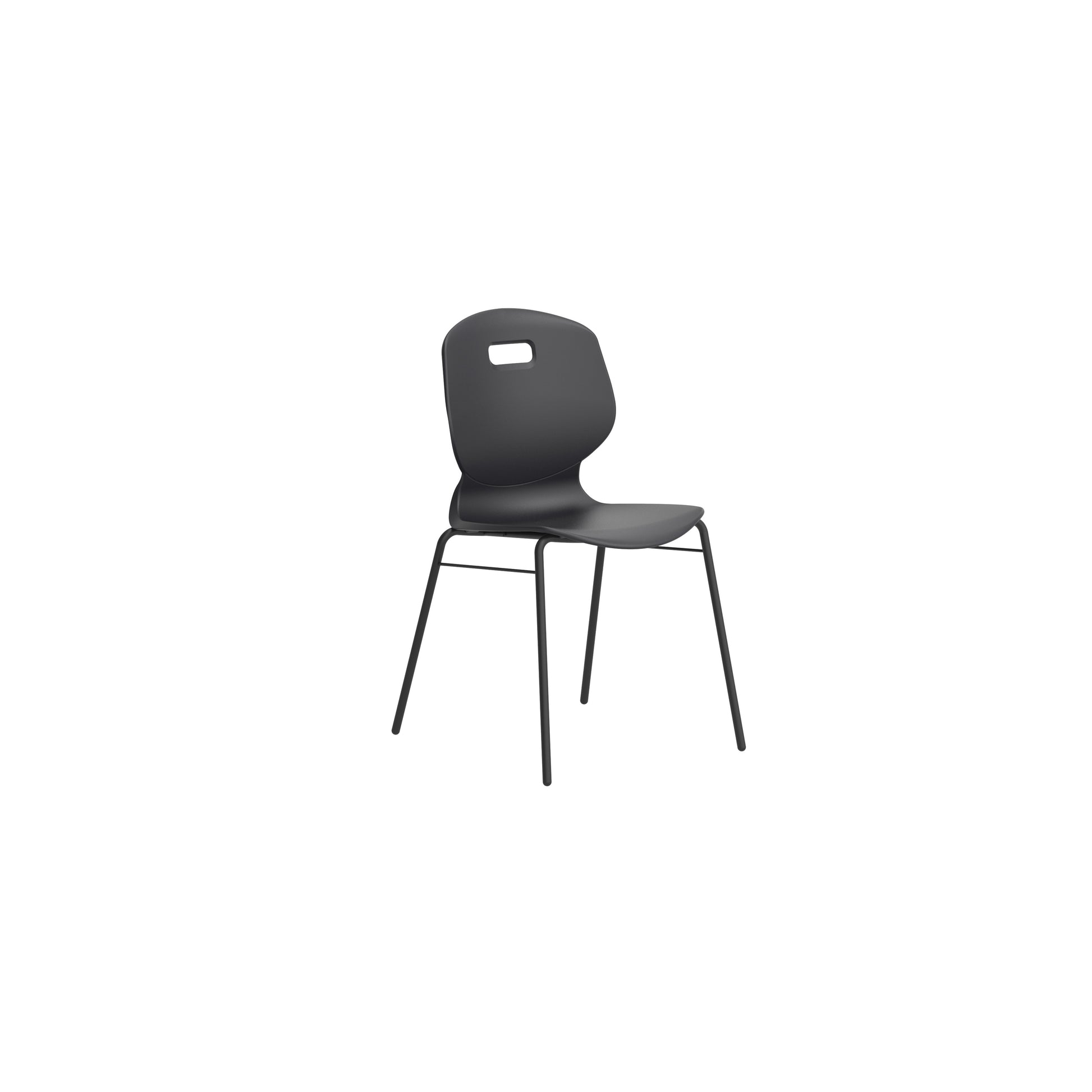 Arc 4 Leg Chair With Brace | Size 6 | Anthracite