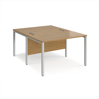 Maestro 25 bench back to back straight desks 1600mm - MB1216BSO