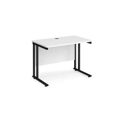 Maestro 25 cantilever 600mm deep desk - MC610KWH