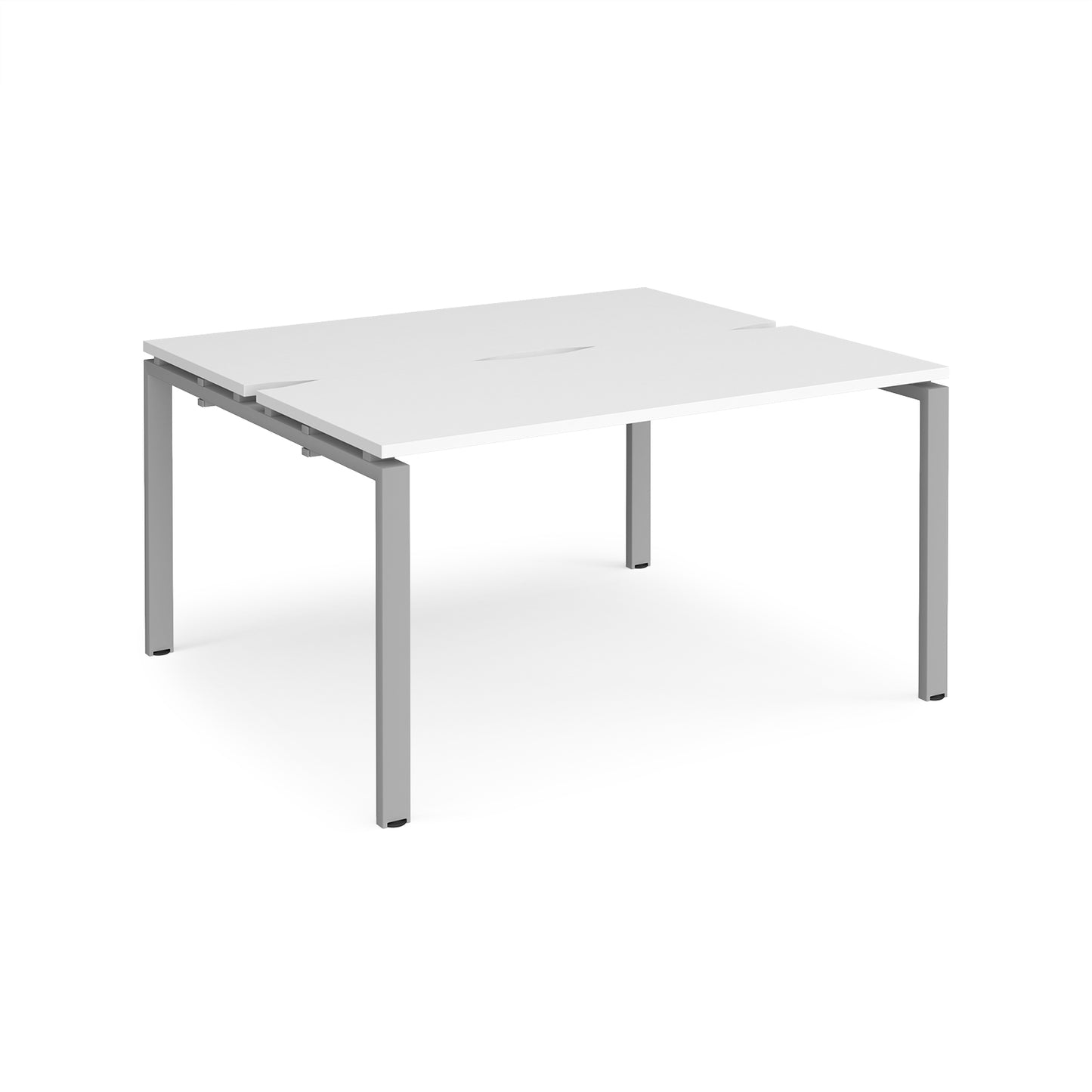 Adapt sliding top B2B desks 1200mm deep - STE1412-S-WH