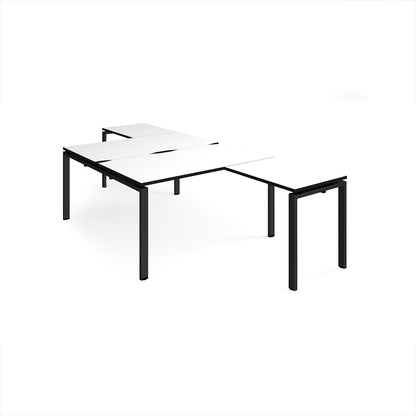 Adapt back to back desk with return - ER14168-K-WK